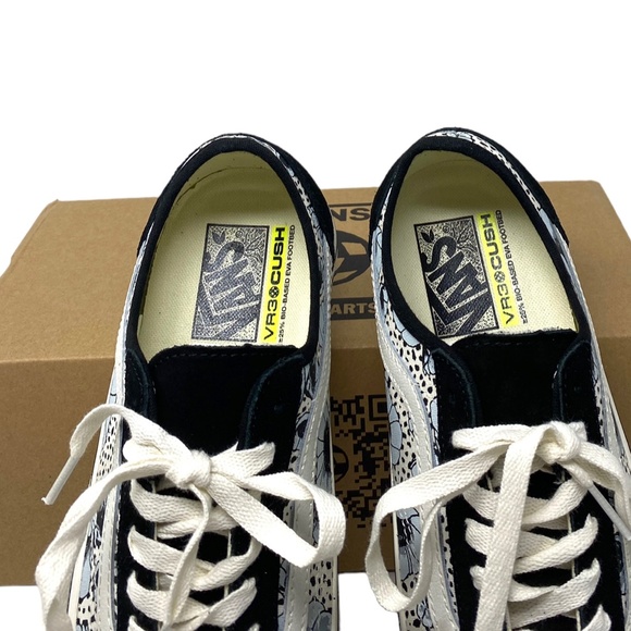 VANS Style 36 Decon Sneakers Floral Black Women's Canvas Suede Shoes VN0007R2Y40 - Picture 4 of 11